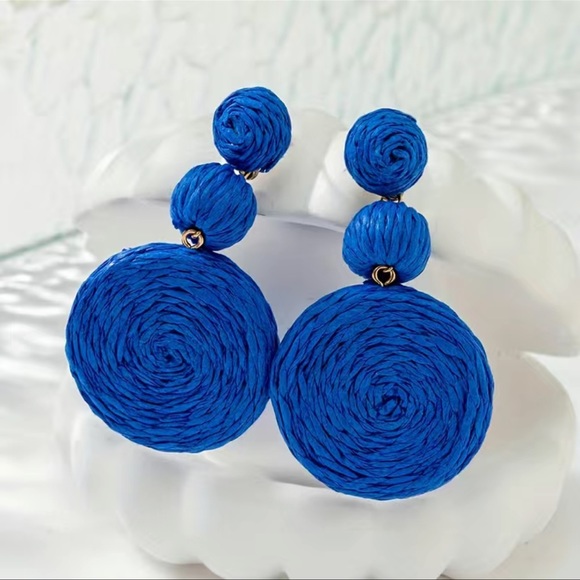 NWT Royal Blue BOHO Earrings - Picture 1 of 1
